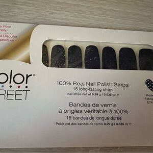 Color Street Black Nail Polish Strips - Deepwater Opal